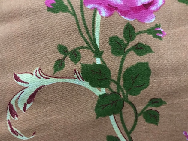 Embroidered floral detail